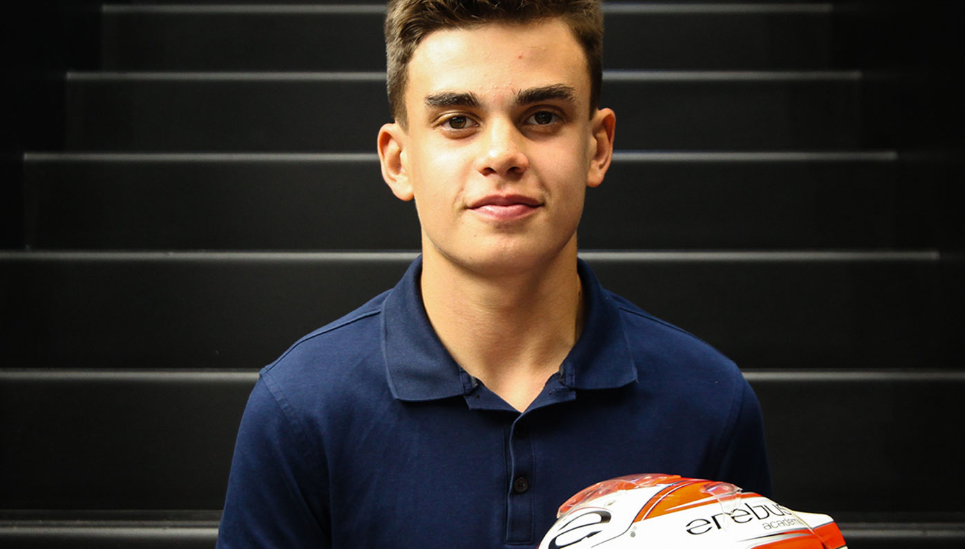 14-year-old Australian James Wharton has been signed by the Ferrari Driver Academy.