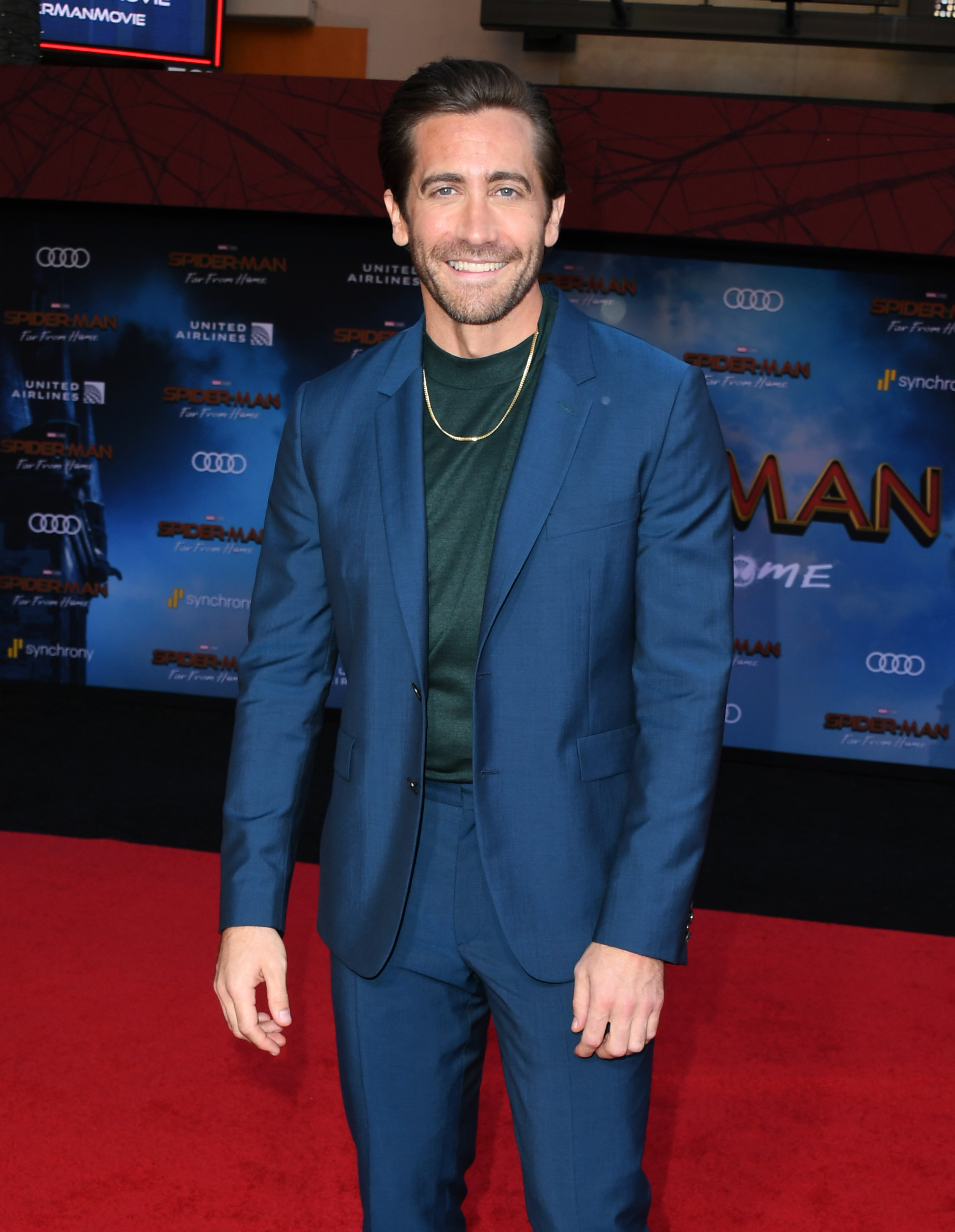 Jake Gyllenhaal attends the Premiere Of Sony Pictures' "Spider-Man Far From Home" at TCL Chinese Theatre on June 26, 2019 in Hollywood, California. 