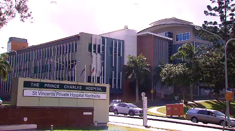 The woman who tested positive overnight is a 19-year-old casual clerical worker from Prince Charles Hospital in Chermside, in Brisbane's north.