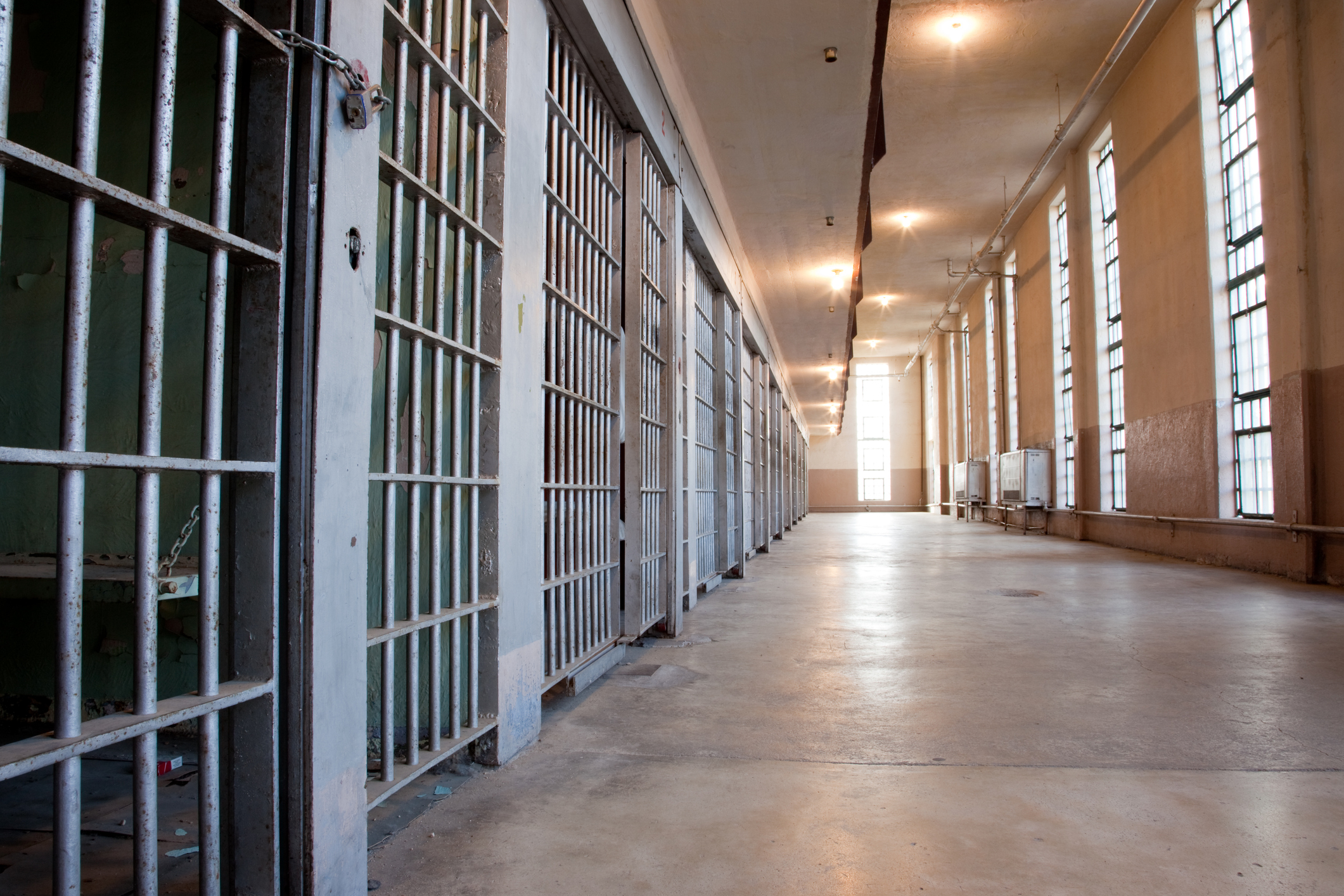 prison jail stock photo