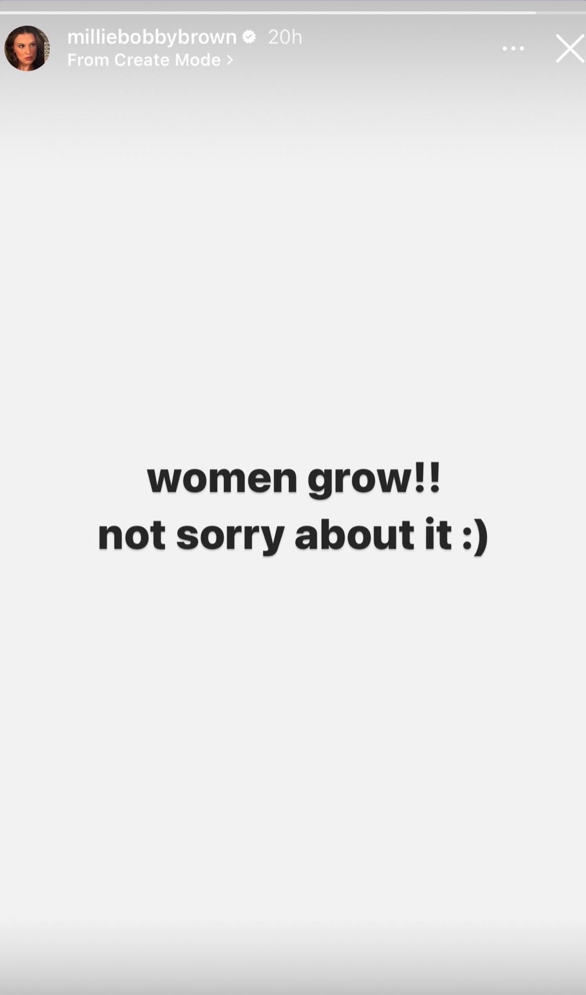Millie Bobby Brown claps back at comments about her looks