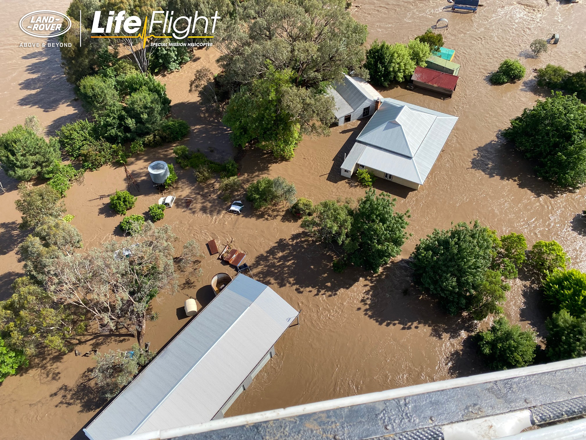 The LifeFlight helicopter has rescued 18 people and 14 pets from floodwaters in the NSW Central West.