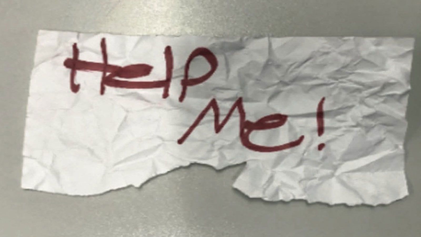 A 13-year-old kidnapping victim was rescued in Southern California after making a "Help Me!" sign to alert passersby, which then led to the arrest of a Texas man.