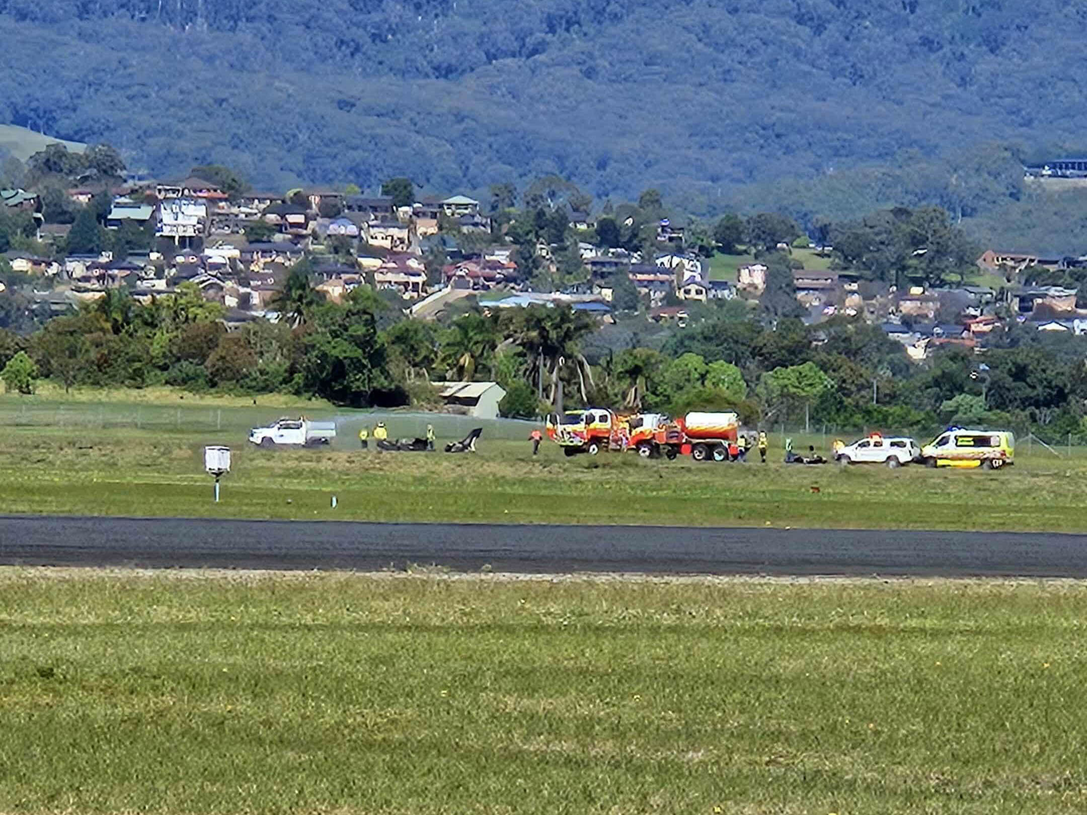 Three die in ‘horrific’ plane crash at airport south of Sydney 