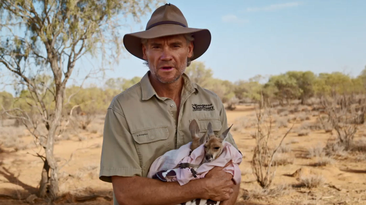 Chris 'Brolga' Barns appears in a video for Tourism Australia.