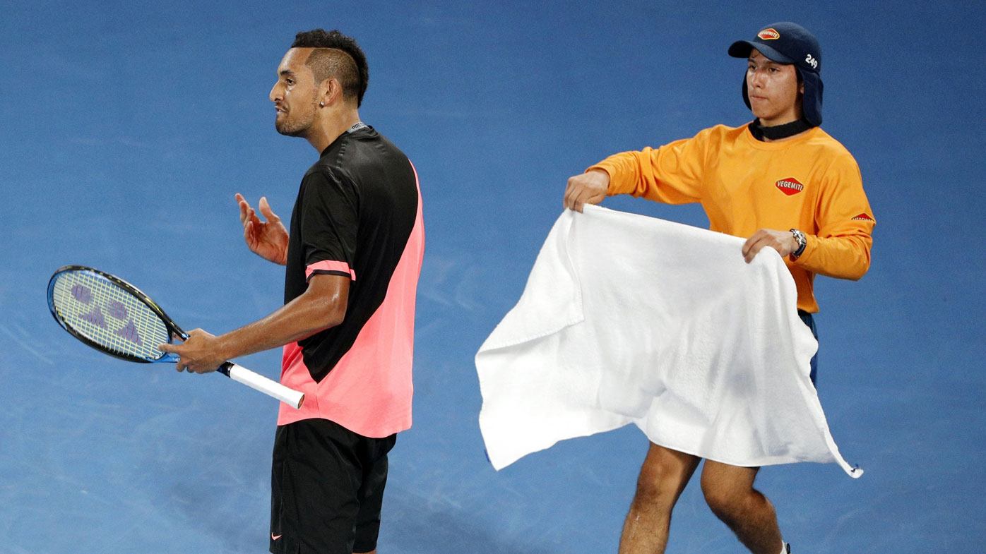 Tennis officials ban players from handing sweaty towels to ball kids to