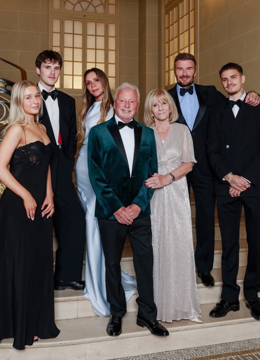 Victoria Beckham has celebrated the 80th birthday of her dad Tony Adams.