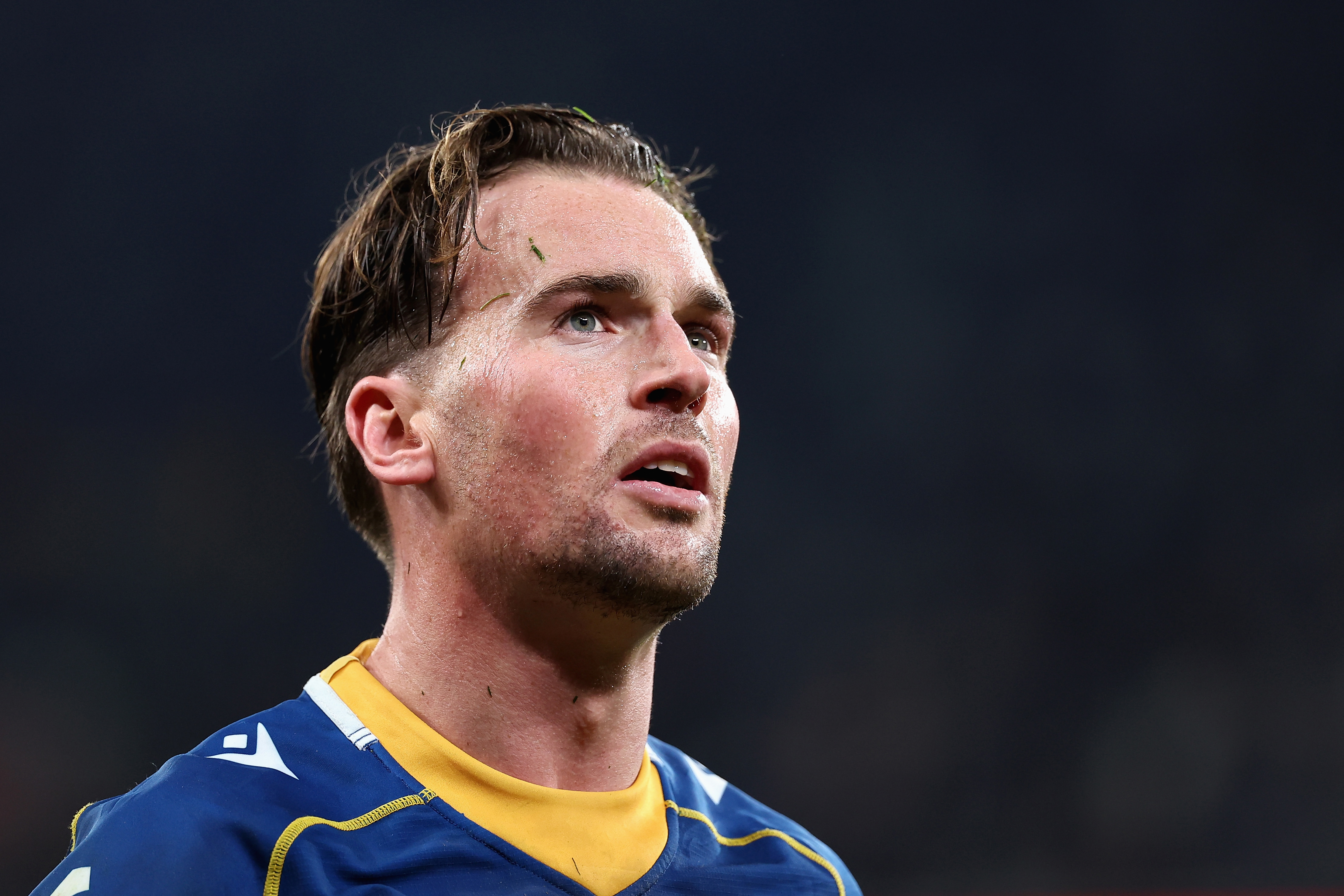 Clint Gutherson of the Eels looks on during the round 16 NRL match between Parramatta Eels and Manly Sea Eagles at CommBank Stadium on June 17, 2023 in Sydney, Australia. (Photo by Cameron Spencer/Getty Images)