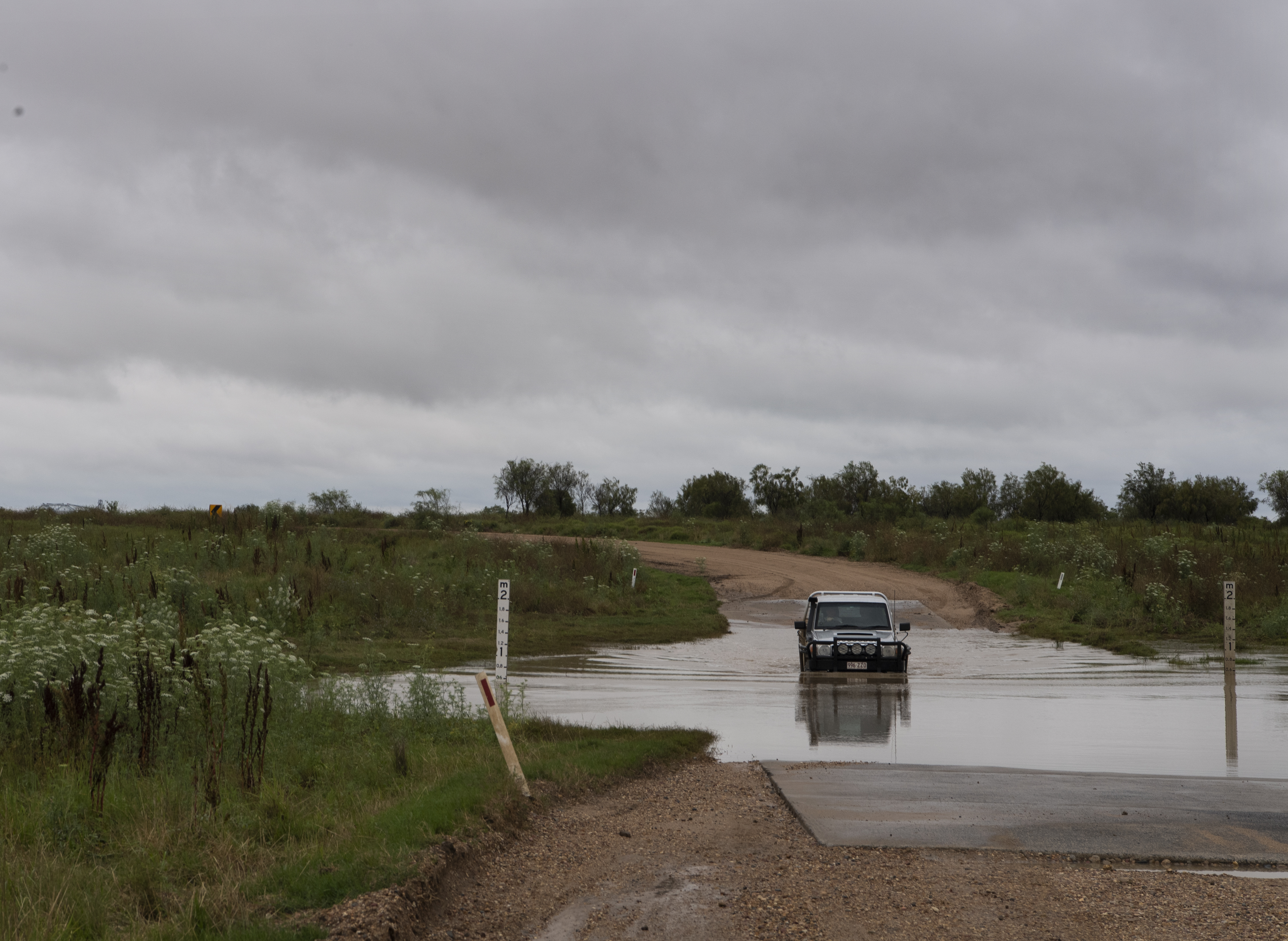 Millie Creek flooding, Millie, south of Moree. Northern Tablelands are expected to receive a month's rain in one day. 11th November 2021 Photo Louise Kennerley