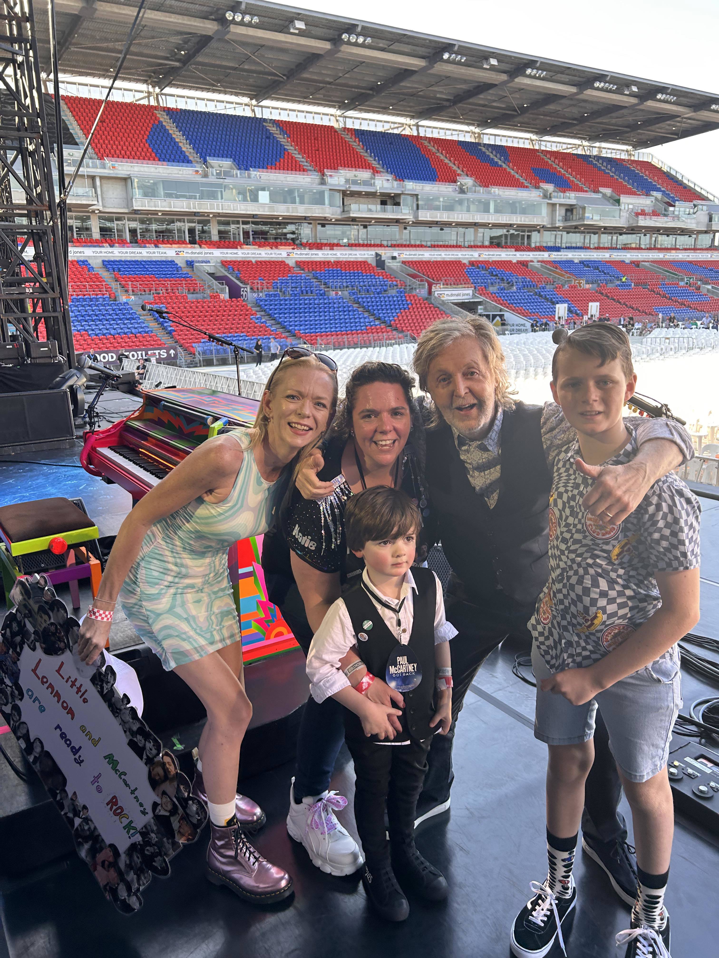 Katie Sanderson and son McCartney 