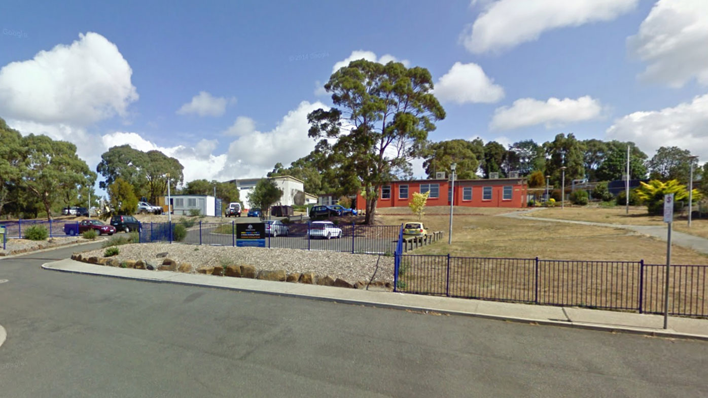 Children have been seriously hurt when a jumping castle was blown off the ground at Hillcrest Primary School in Devonport, Tasmania.
