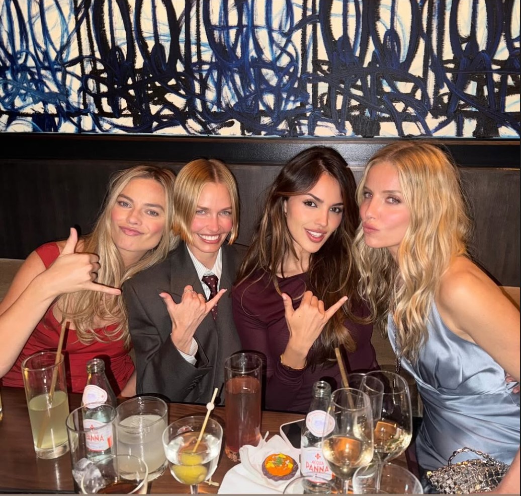 Margot Robbie, Lara Worthington, Eiza Gonzalez and Annabelle Wallis at Phoebe Tonkin wedding