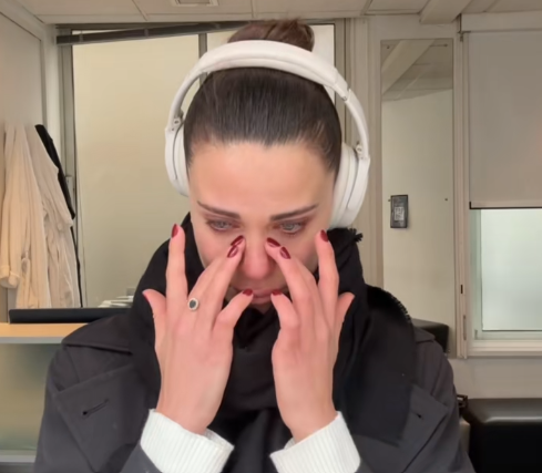 Genevieve Chenneour tearfully explains she was attacked in London