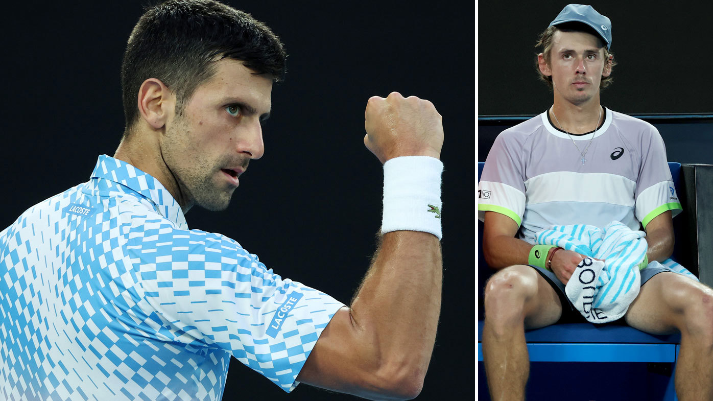 Australian Open 2023 Novak Djokovic v Alex de Minaur match result, video, highlights, interview