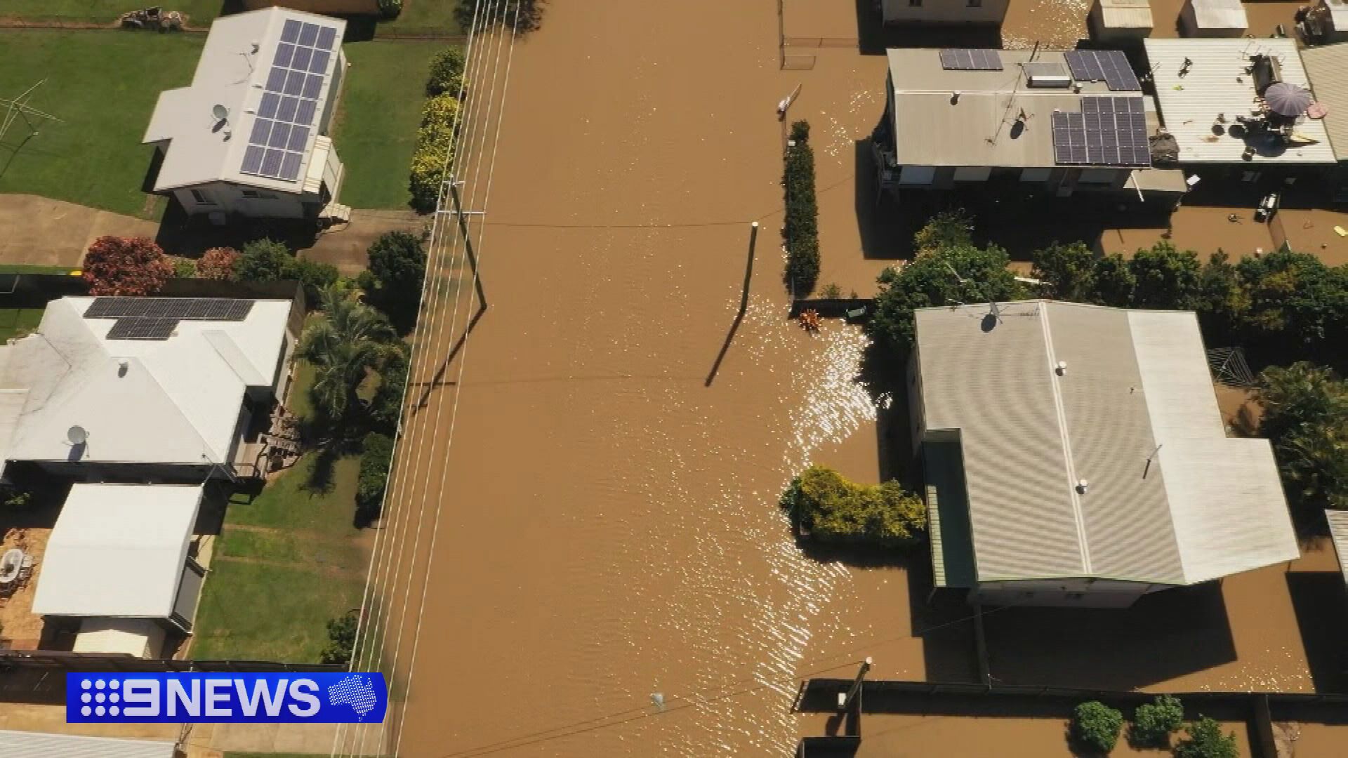 Thousands of residents in Bundaberg North remain cut-off by floodwaters.