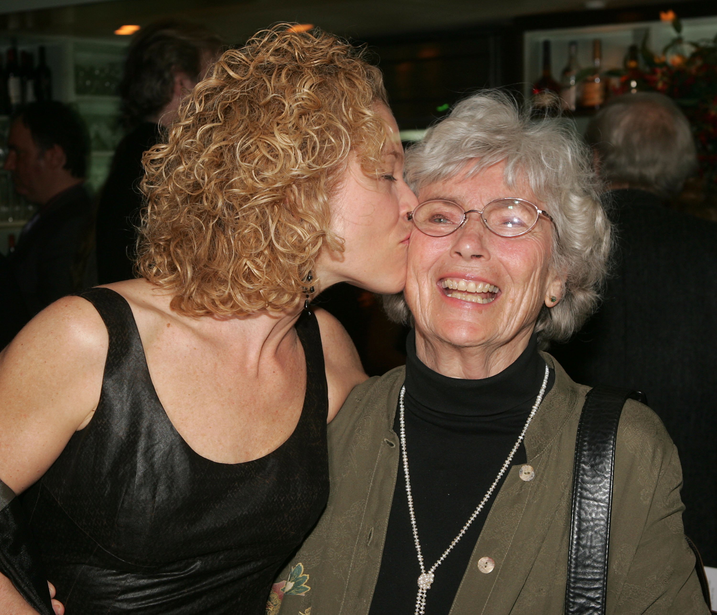 NEW YORK - MARCH 30: Actress Amy Irving and mother Priscilla Pointer attend the after party for the opening night of "A Safe Harbor For Elizabeth Bishop" at Sarabeth's on March 30, 2006 in New York City. (Photo by Peter Kramer/Getty Images)