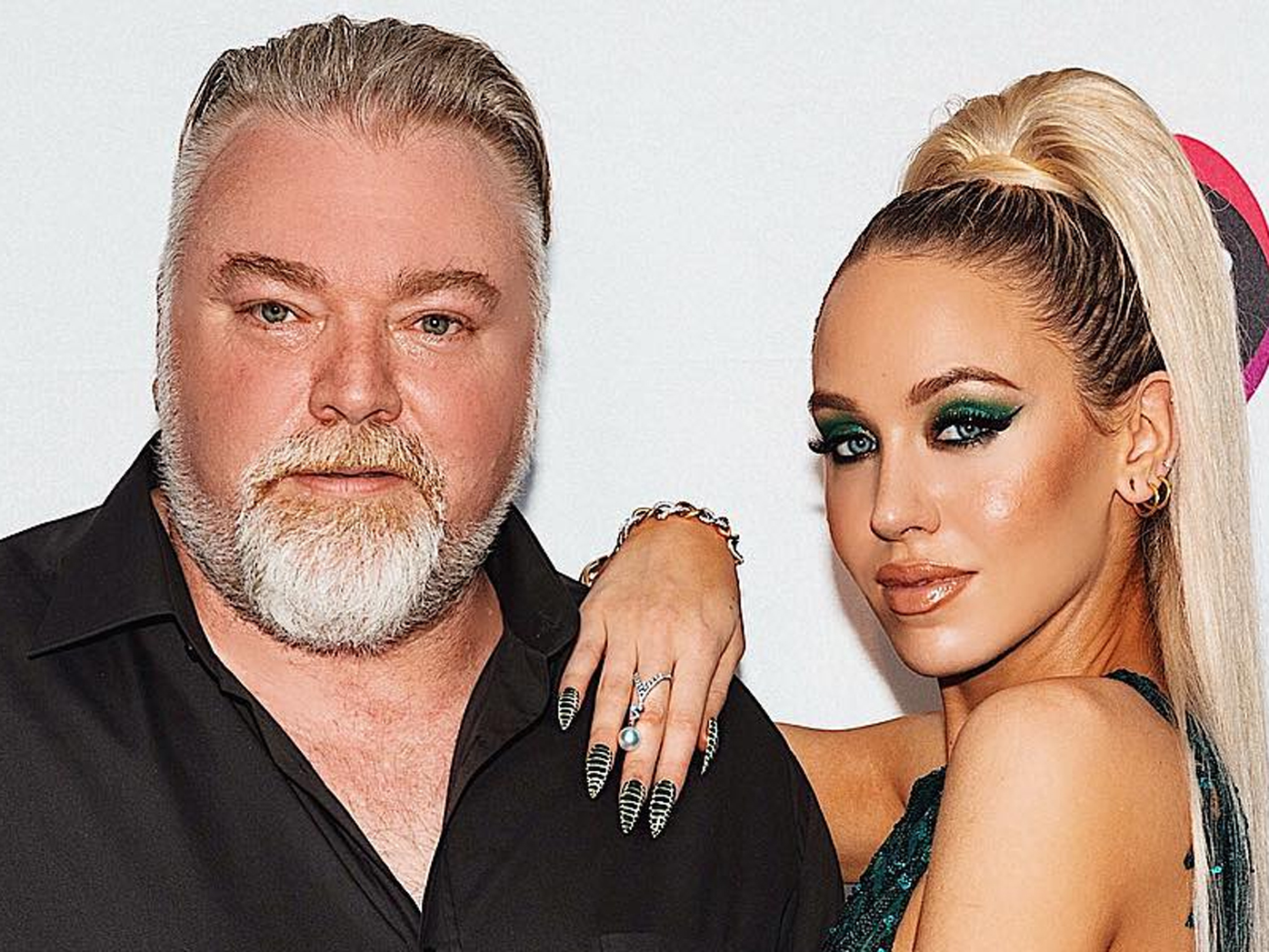 Kyle Sandilands and Imogen Anthony