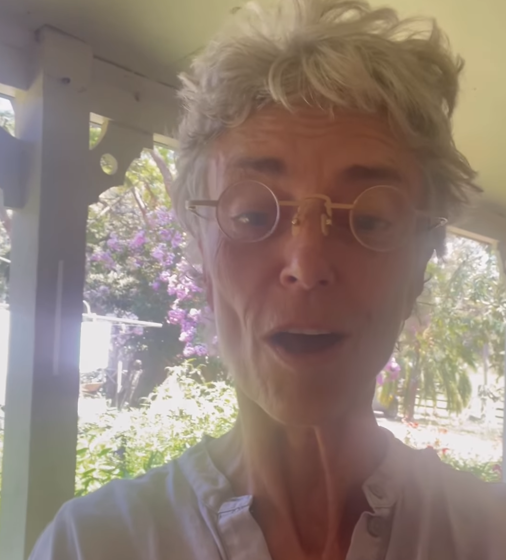 Actress Rachel Ward in an Instagram video