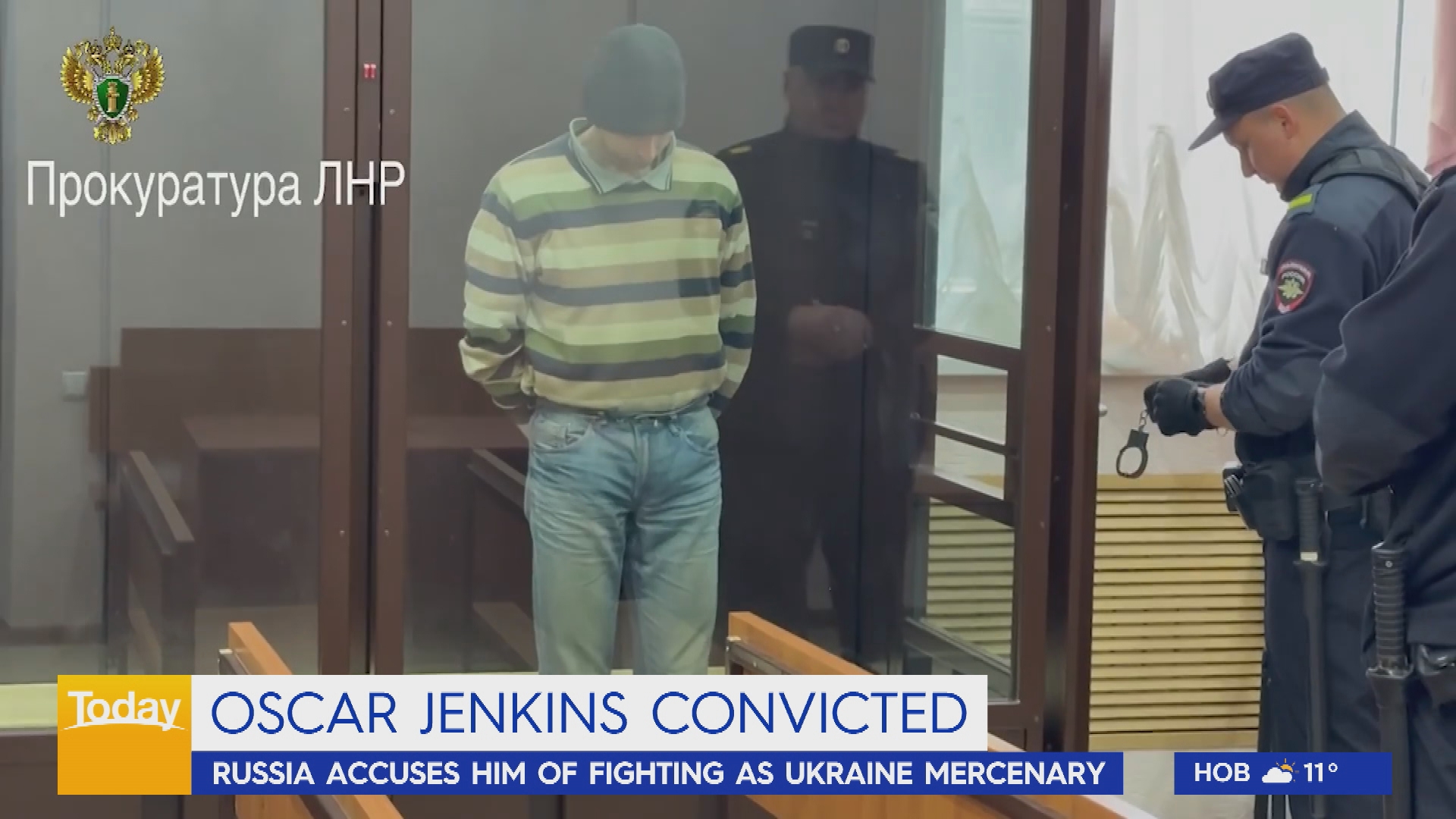 Australian Oscar Jenkins has been sentenced to 13 years in a Russian prison for fighting in Ukraine. 