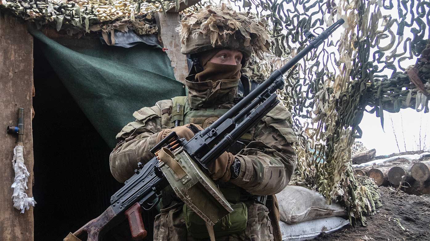 Ukraine has been preparing for an invasion from Russia.