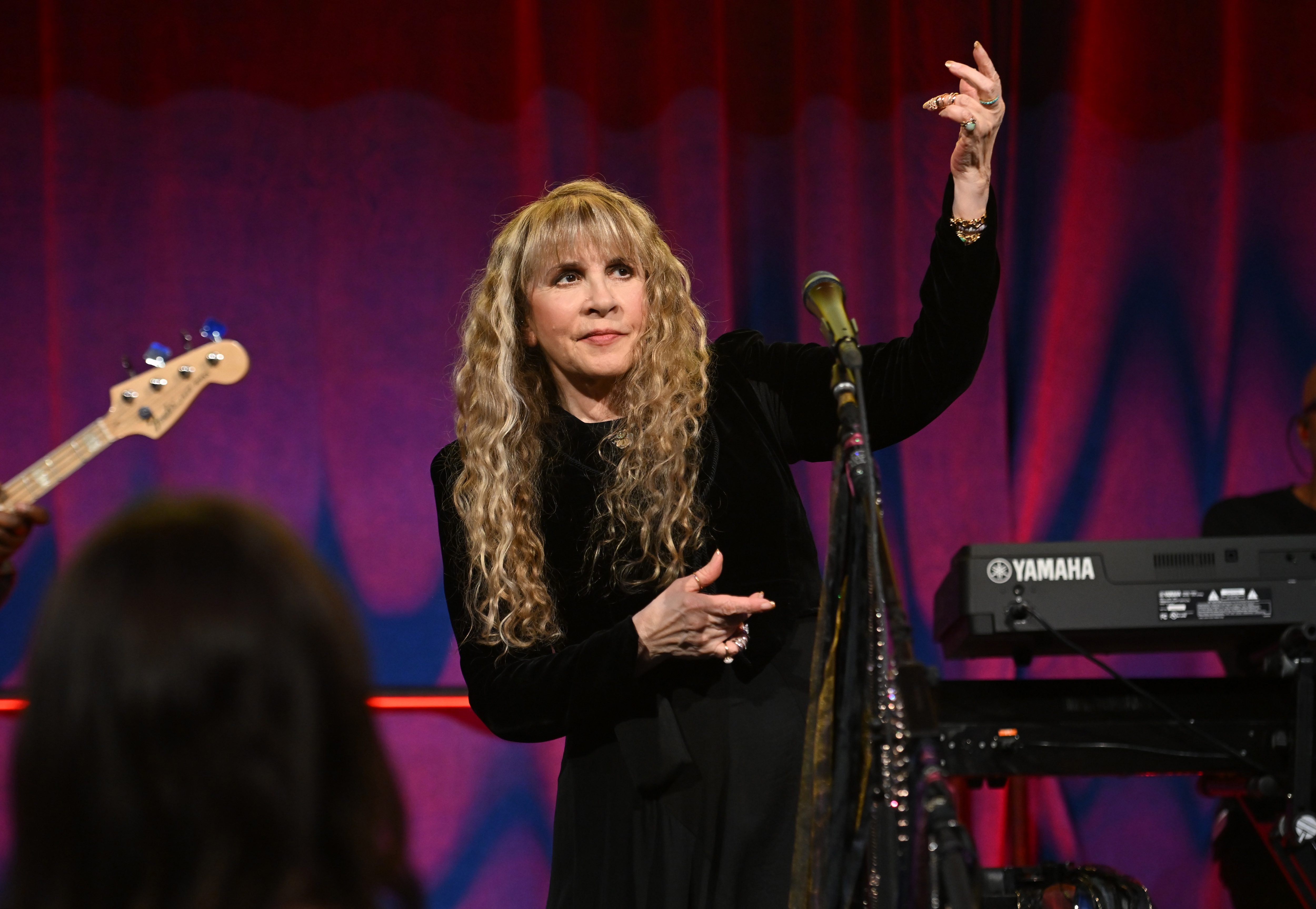 NEW YORK, NEW YORK - NOVEMBER 16: Stevie Nicks performs onstage during A Funny Thing Happened On The Way To Cure Parkinson's at Casa Cipriani on November 16, 2024 in New York City. (Photo by Noam Galai/Getty Images for The Michael J. Fox Foundation)