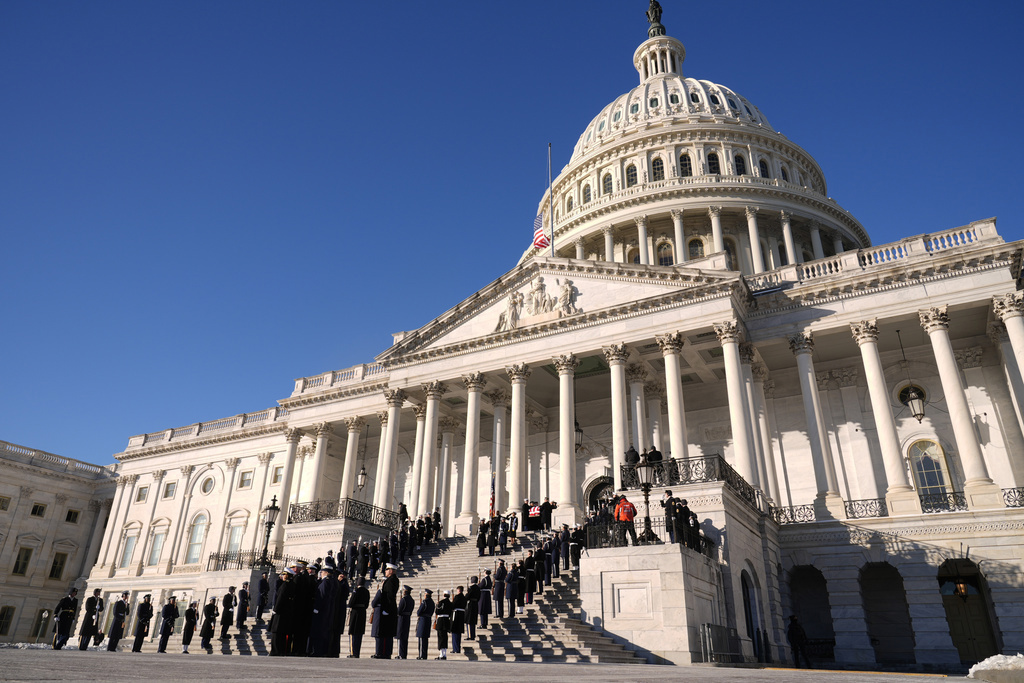 Jimmy Carter honrado con un funeral en Washington antes del entierro en su ciudad natal de Georgia