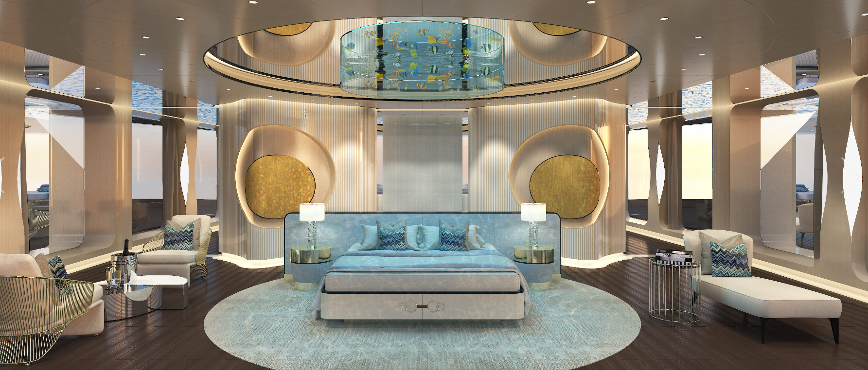 See inspired the new Cartier-inspired $159 million super yacht