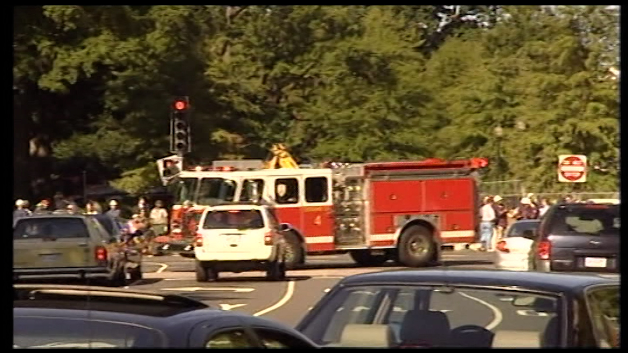 Mark Jessop filmed the chaos in Washington after the Pentagon was struck.
