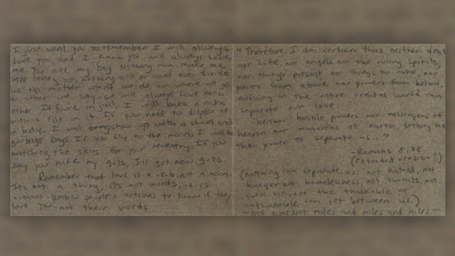Esta es la carta de "quemadura después de leer" de la madre de Brian Laundrie