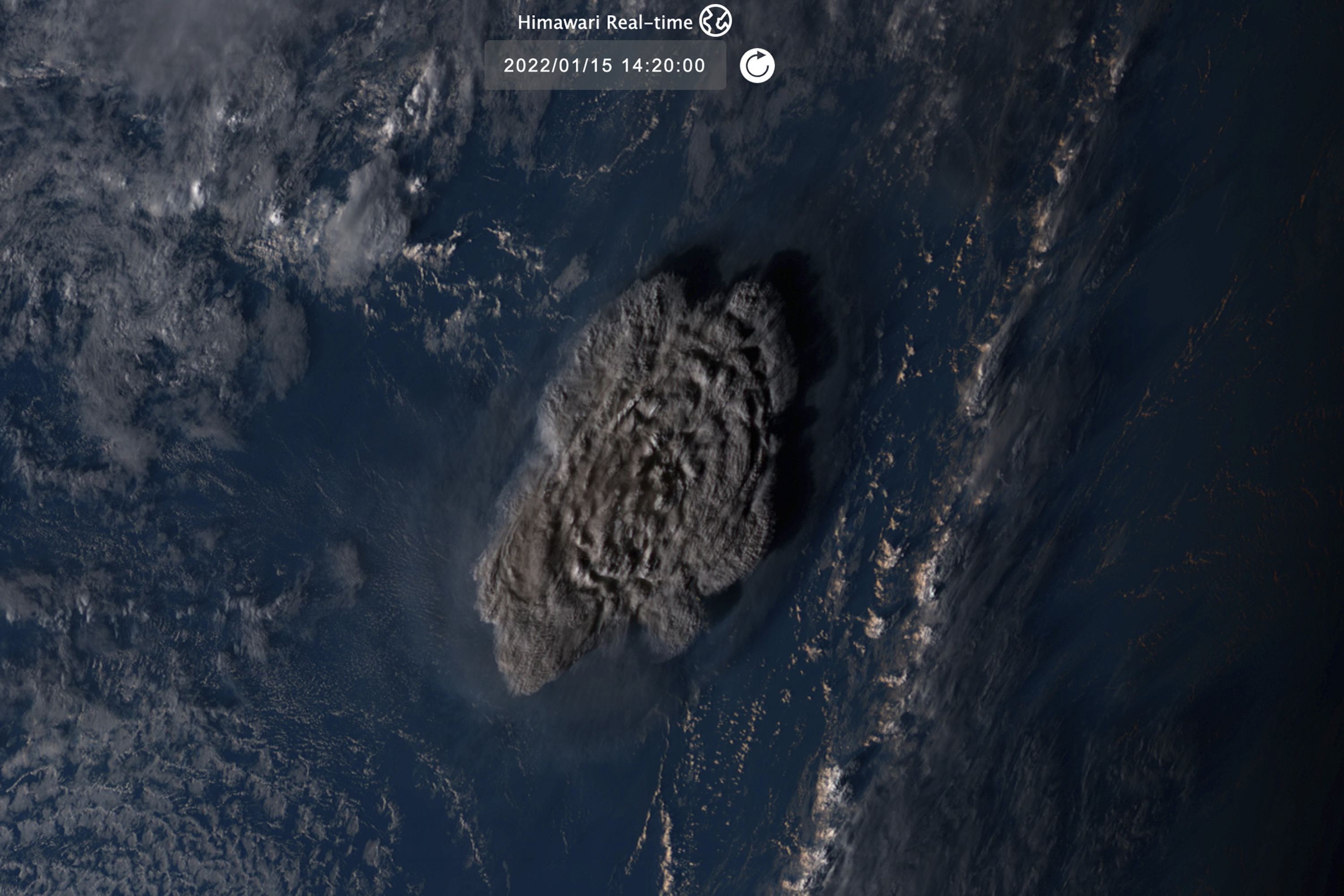 Tonga volcano
