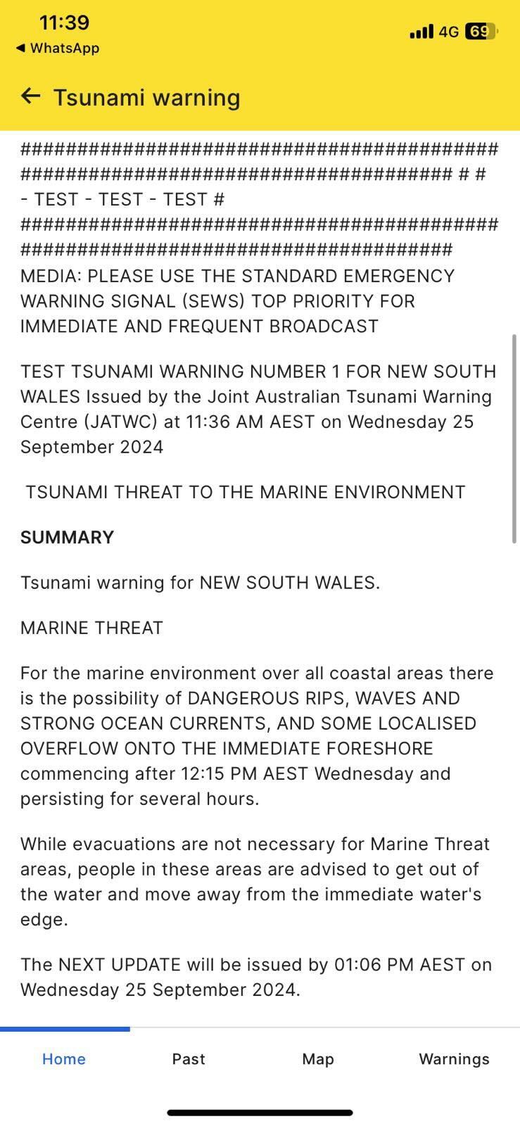 Bureau of Meterology accidentally sends tsunami warning