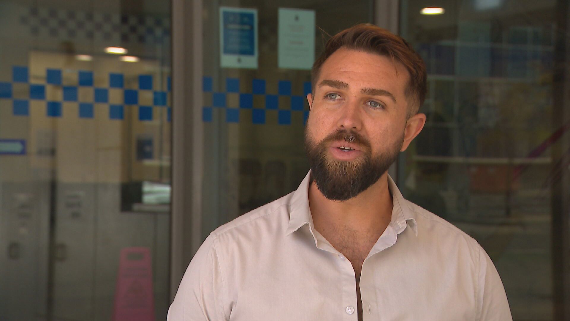 Brad Cressell and two other gay men were walking in JJ Holland Park in Kensington on January 2 when they were confronted by a man spewing homophobic abuse.﻿