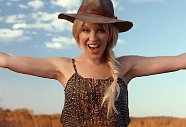Kylie Minogue in 'Matesong' (Tourism Australia)