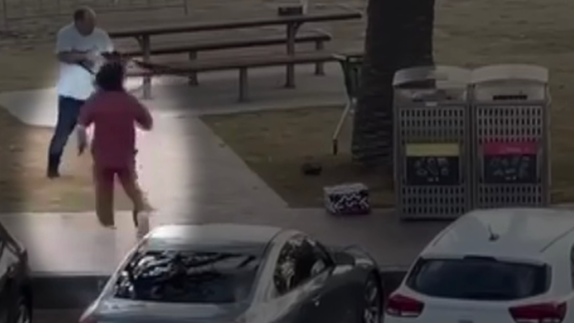 His father recognised him immediately from the viral video circulating from the attack.