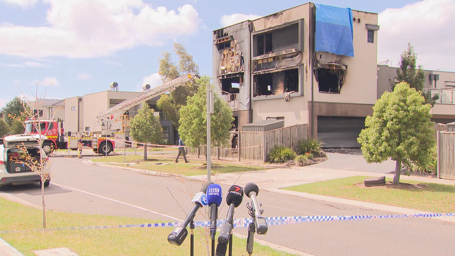 Woman killed in arson attack after men pour accelerant inside Melbourne home