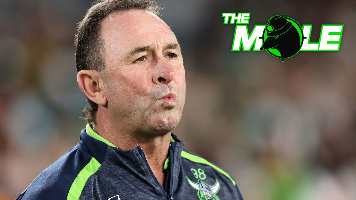 Raiders coach Ricky Stuart.