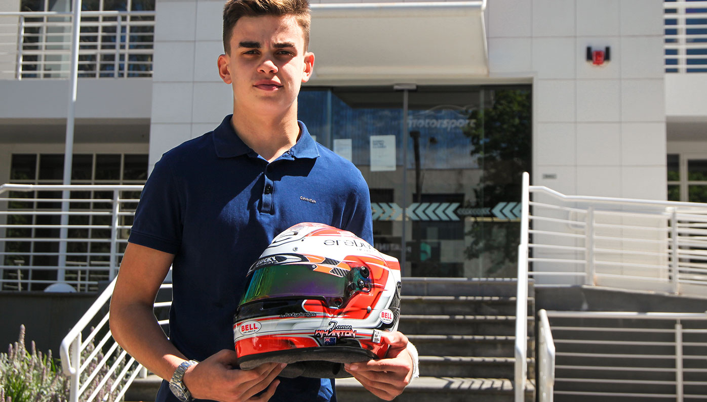 Australia's James Wharton has been signed by the Ferrari Driver Academy.