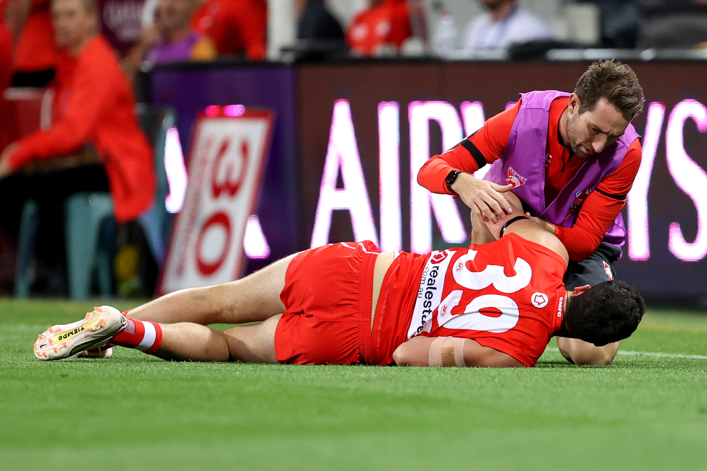 Swans star to miss rest of season after head knock