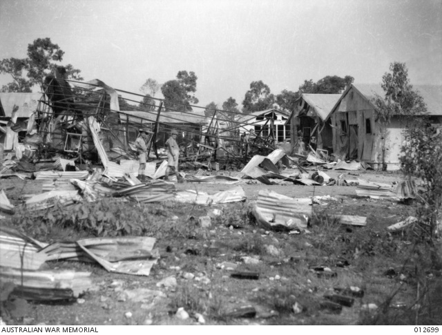 At least 252 service personnel and civilians were killed after more than 260 Japanese fighters and bombers hit Darwin. 