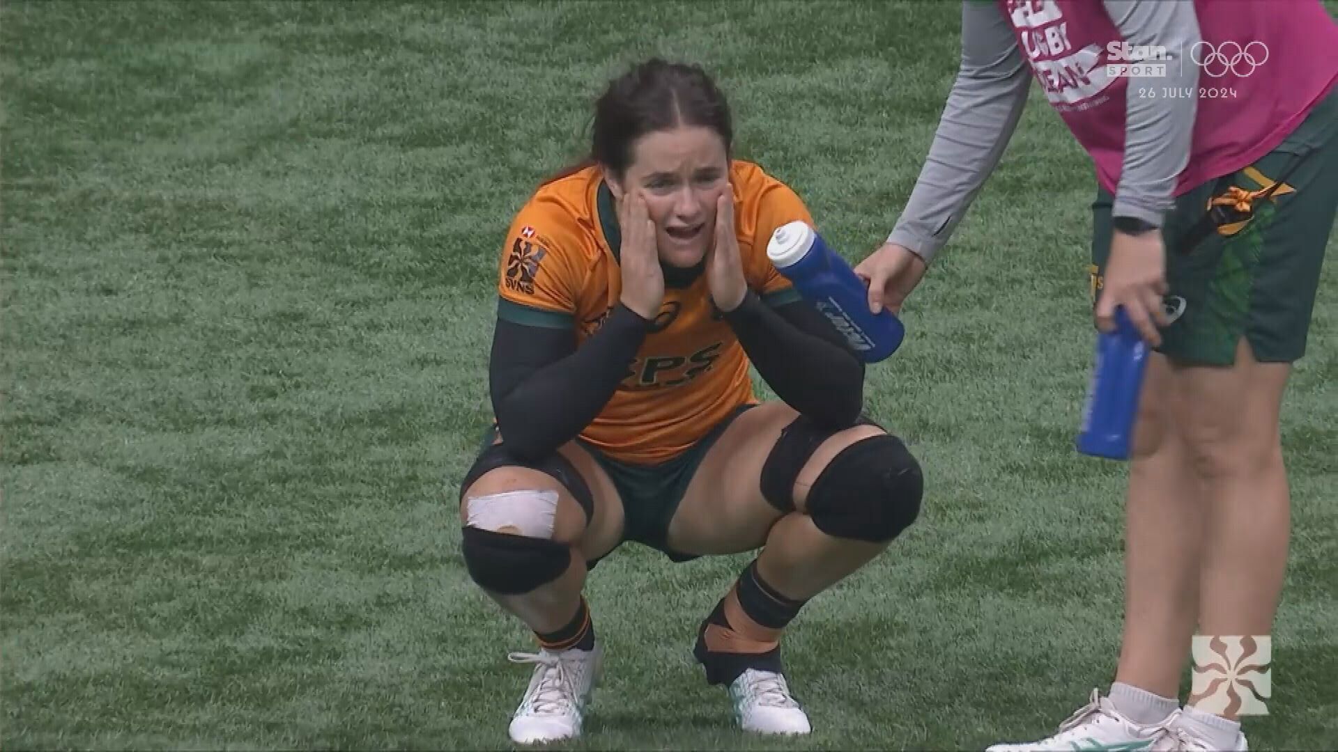 Dom du Toit after missing the final conversion.