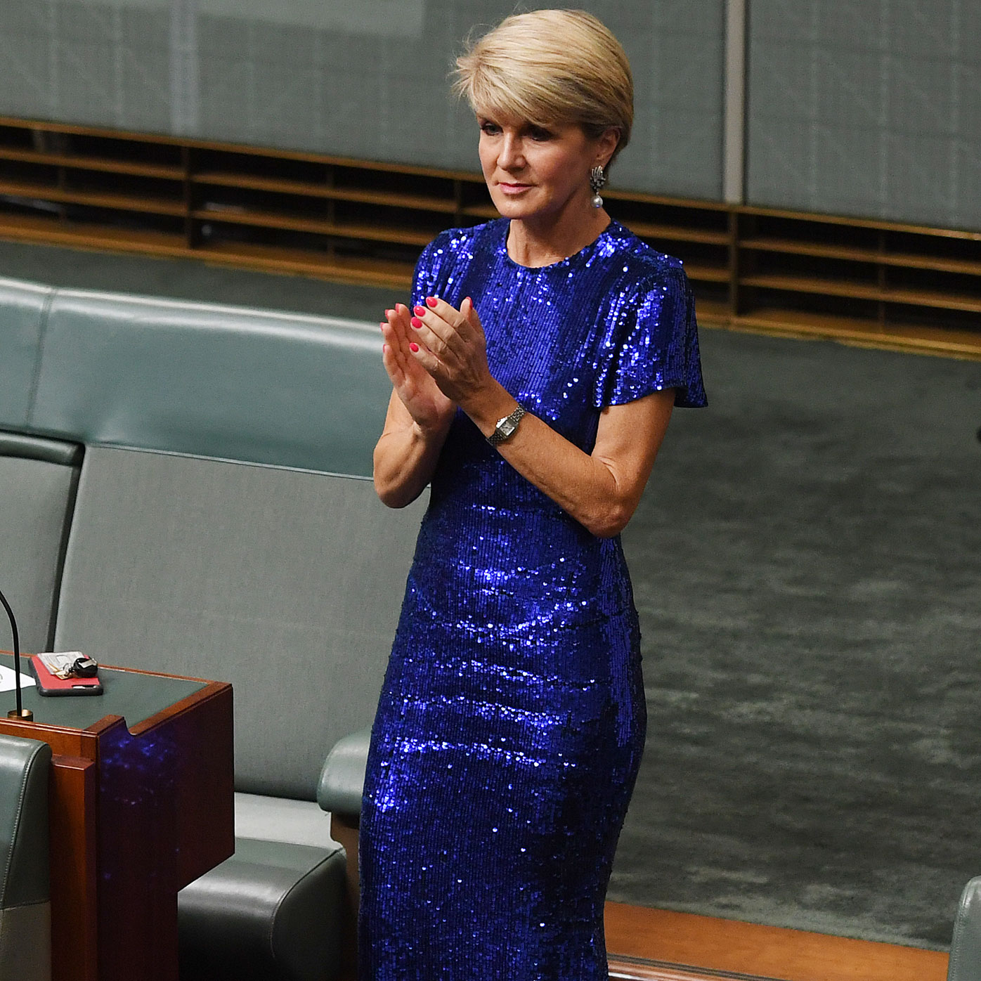 Julie Bishop on Budget night 2019