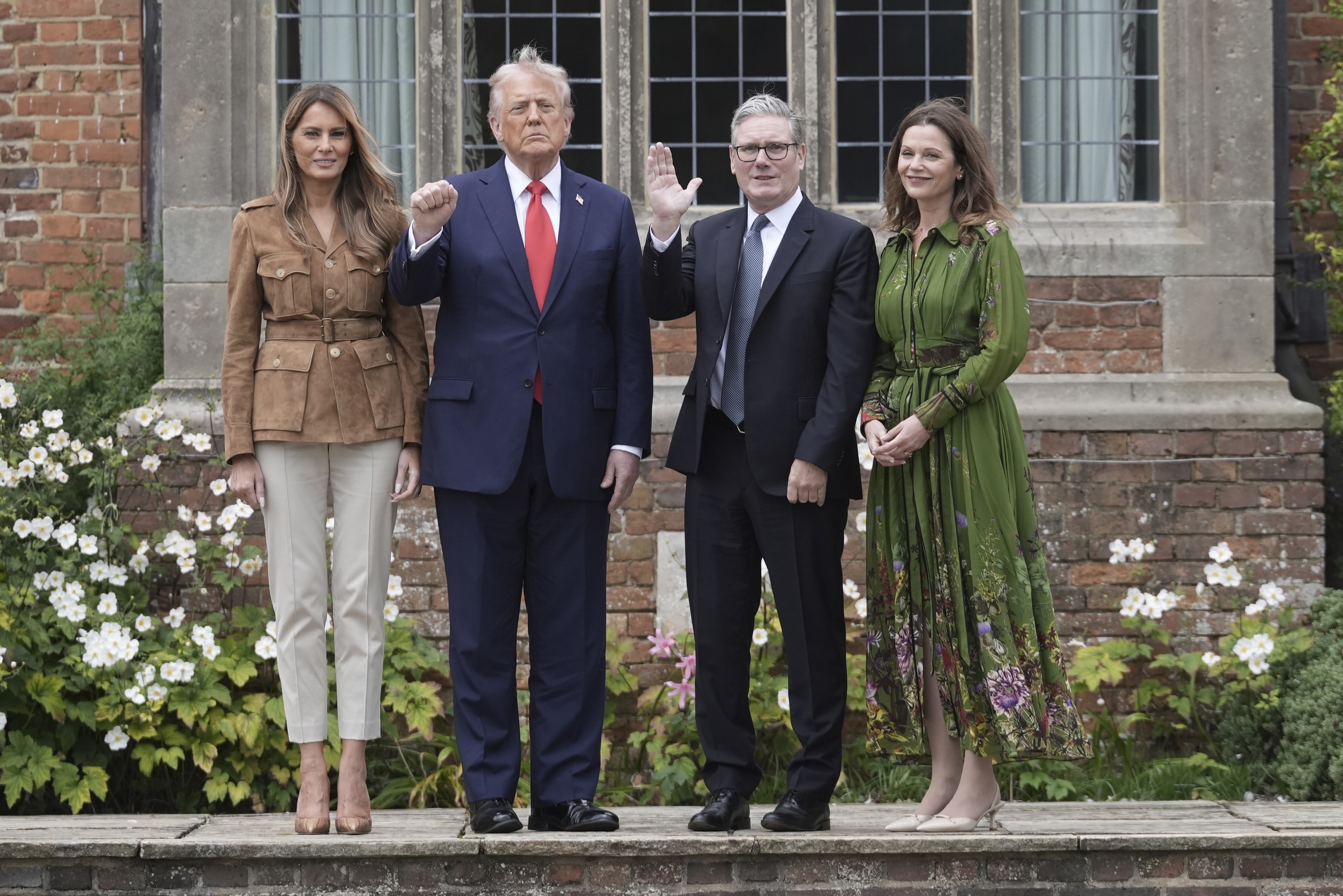Sir Keir Starmer, Victoria Starmer, Donald Trump, Melania Trump