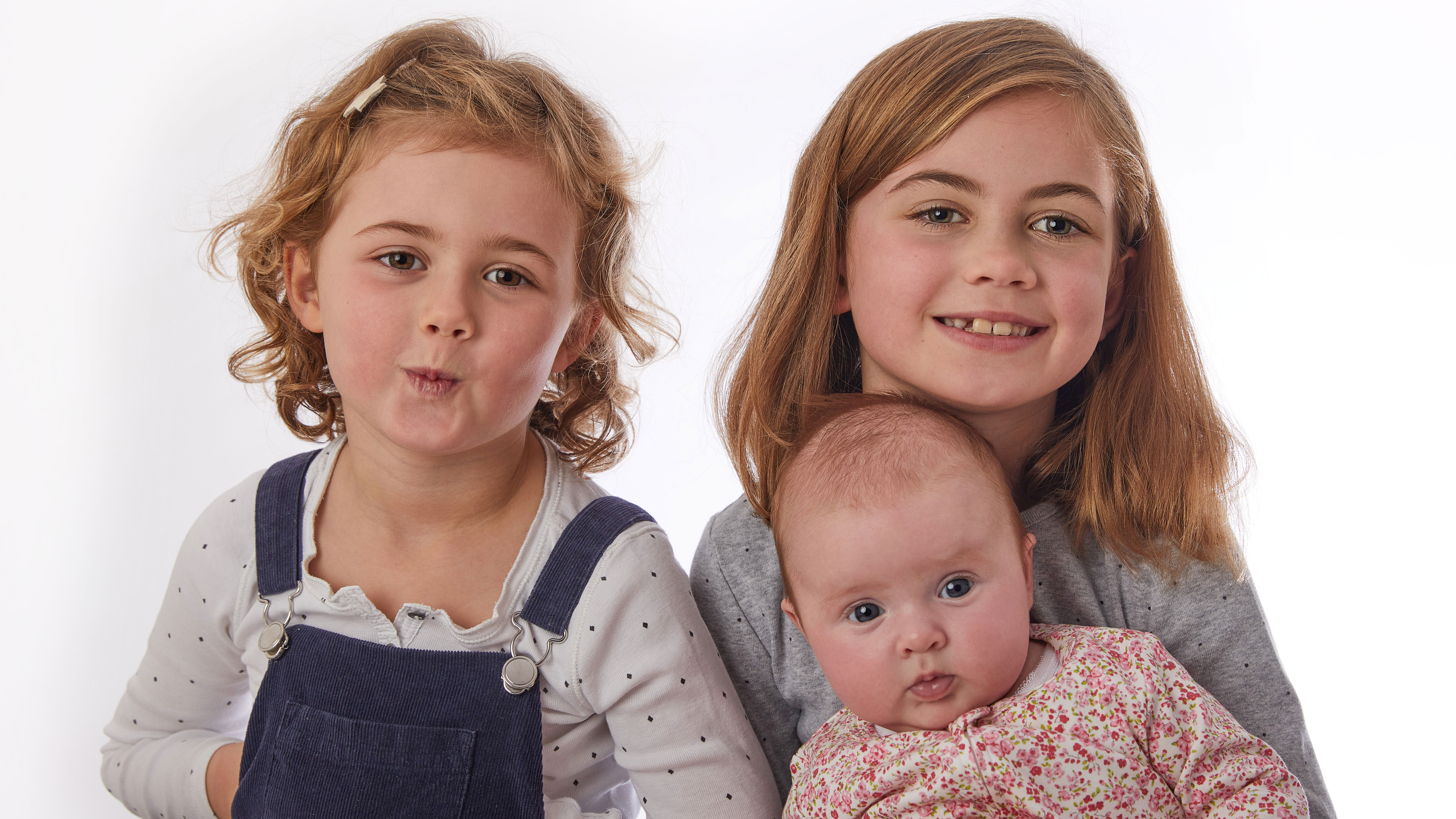 Emily and Sam Tindal have three daughters - Rose (5), Clara (7) and Eleni who is three months old.