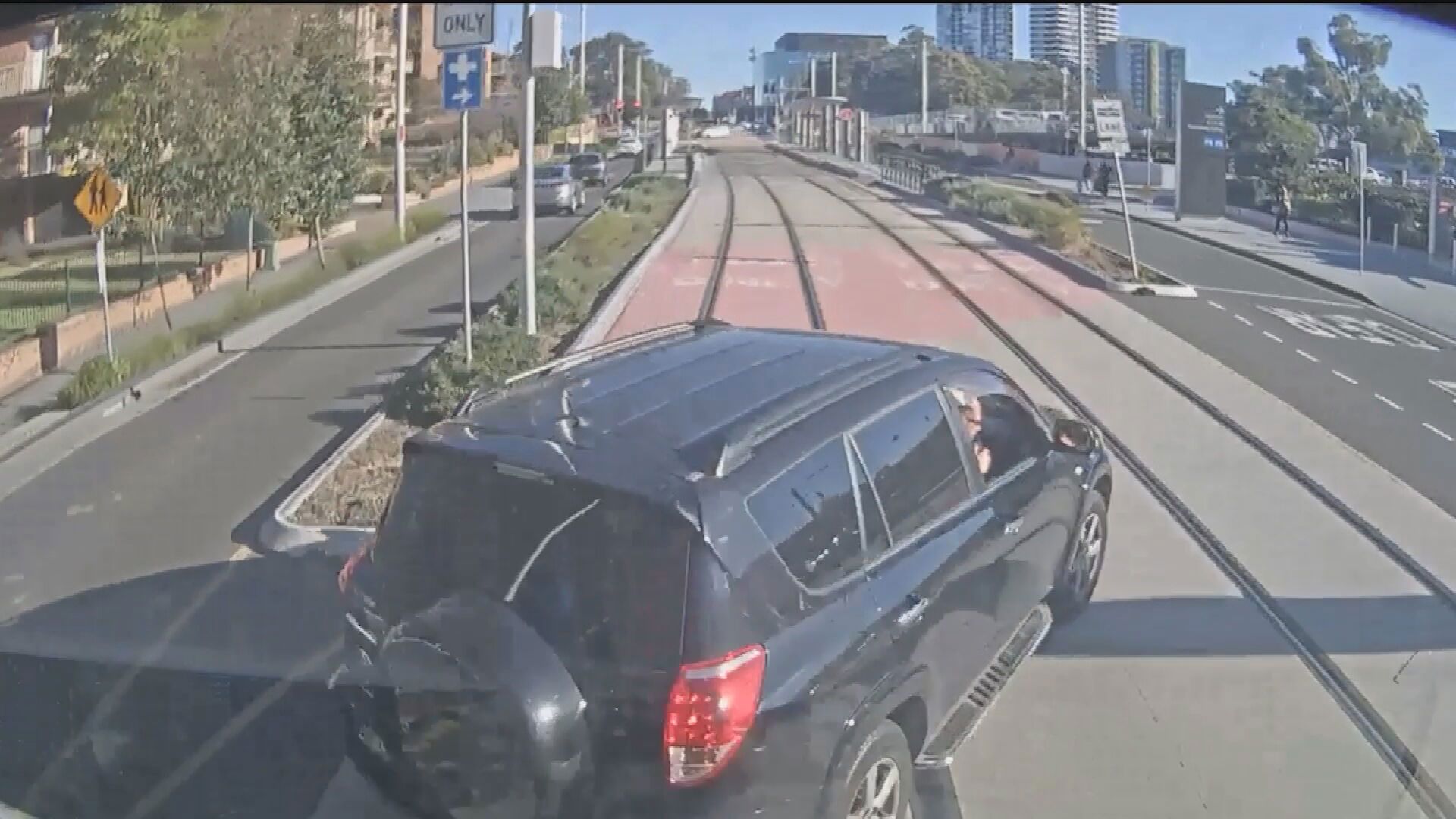 There ﻿have been 11 collisions between trams and vehicles as well as dozens of near misses since the line opened seven months ago.