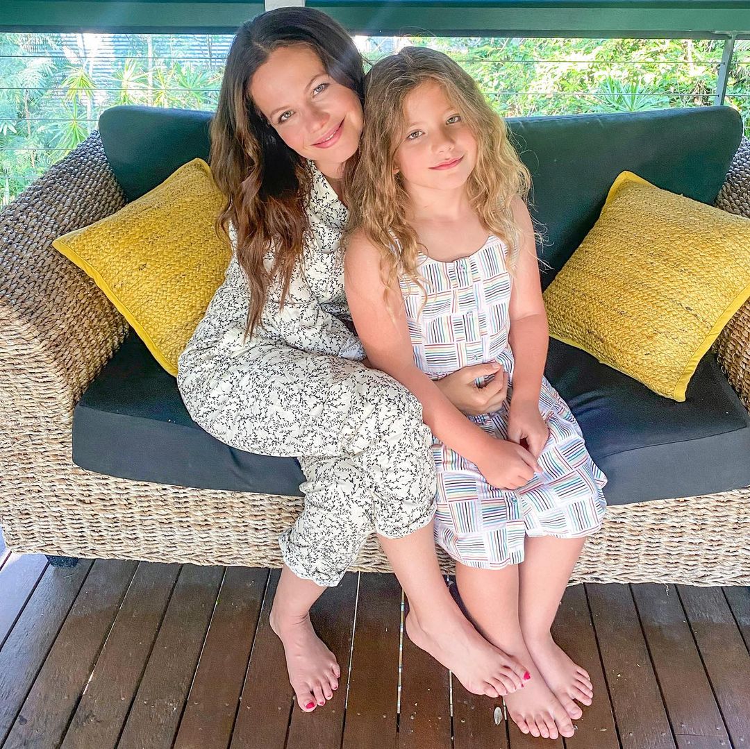 Tammin Sursok and her daughter