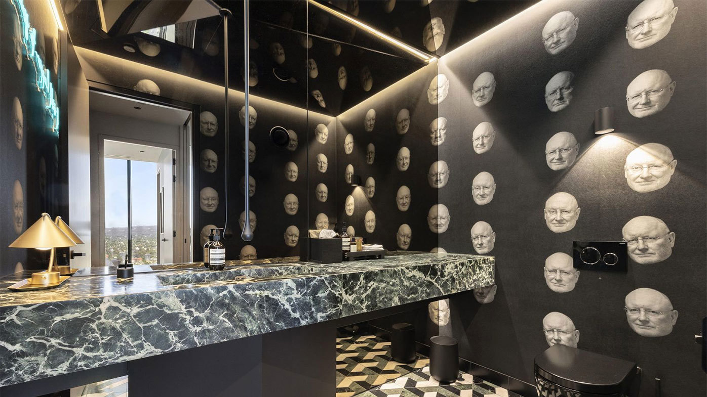 Owner's bizarre and disconcerting choice for penthouse bathroom
