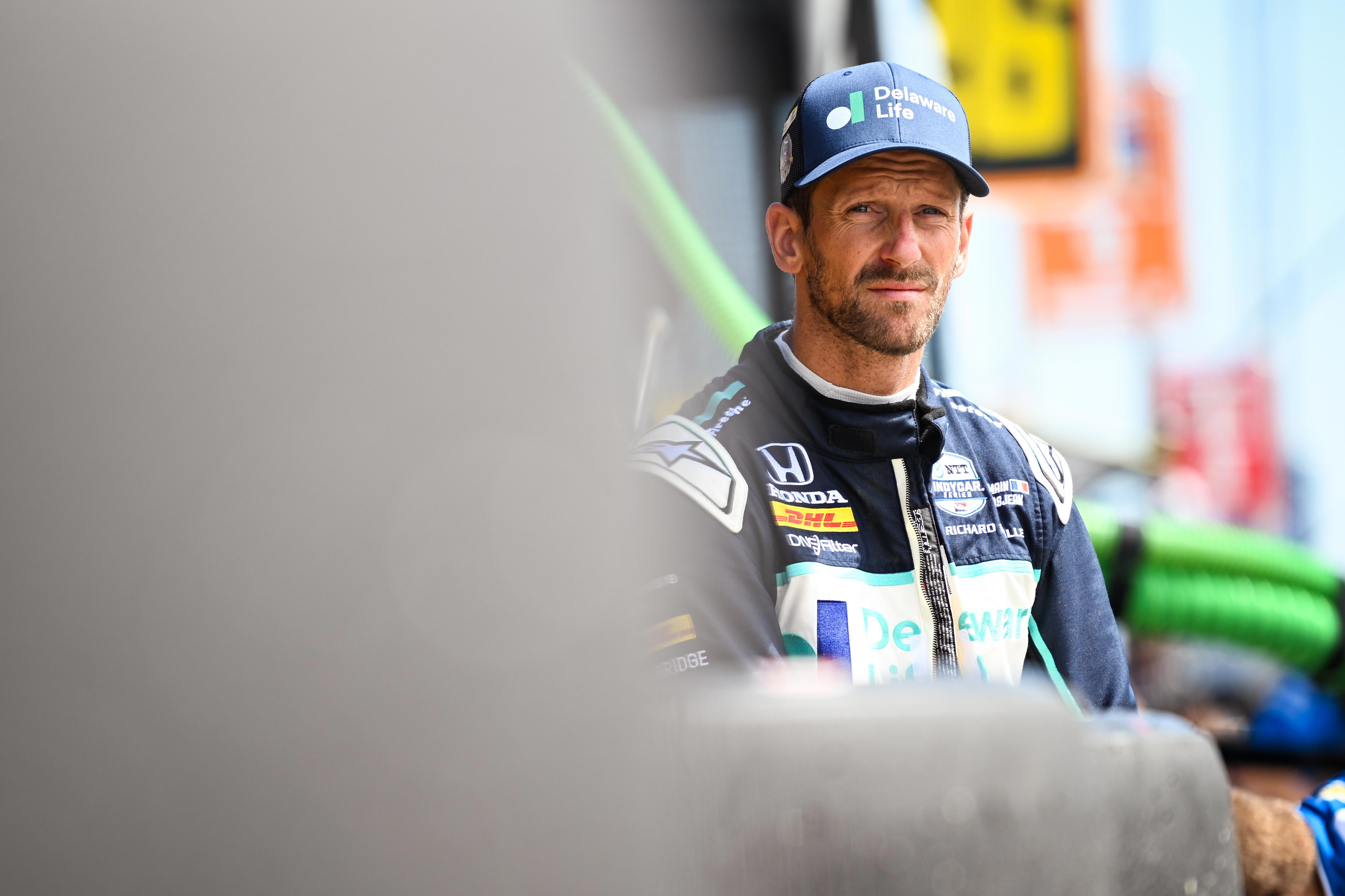 Romain Grosjean finished second in Alabama.