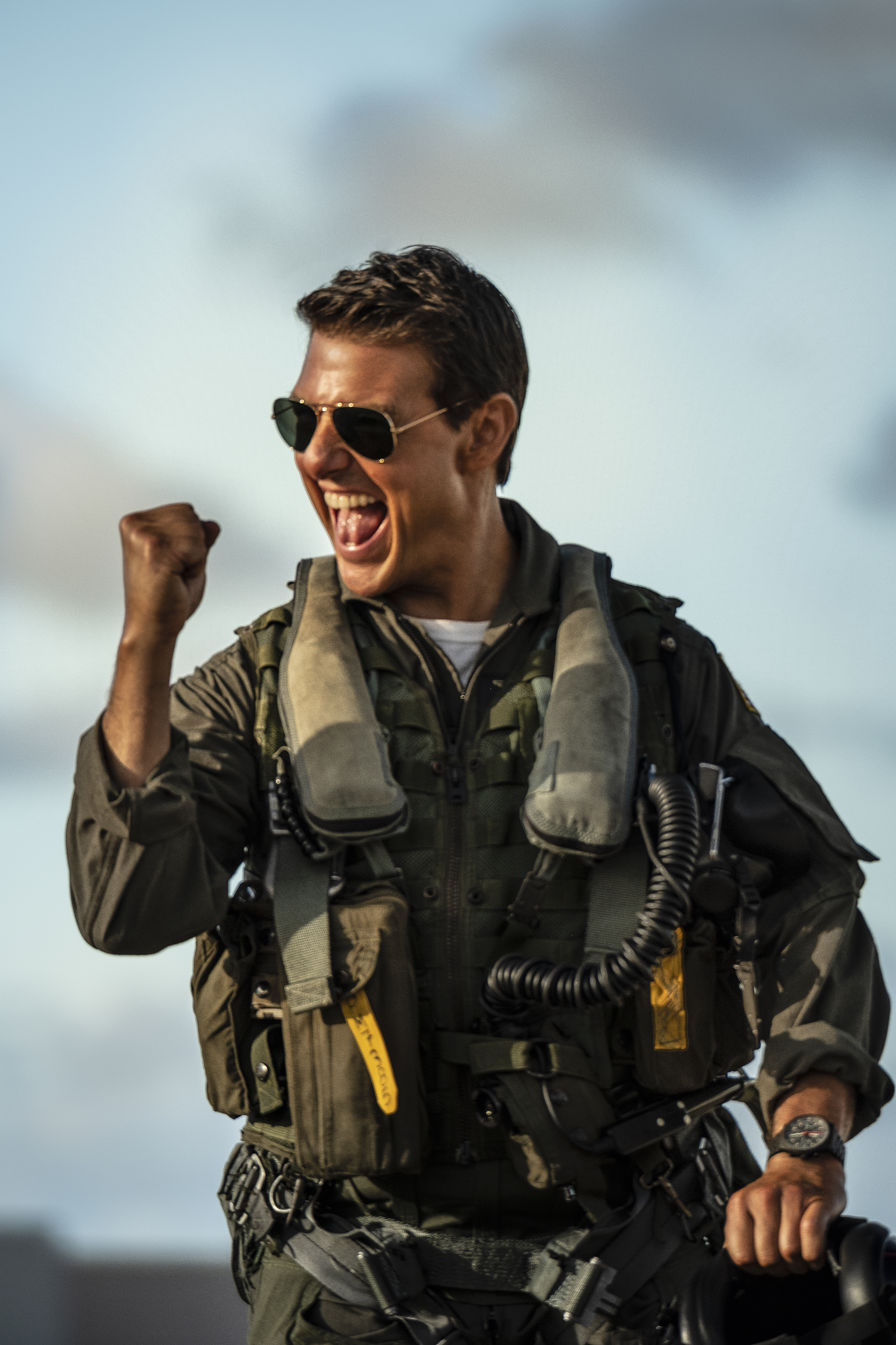 Tom Cruise reprises his role as Lieutenant Pete "Maverick" Mitchell in the second Top Gun movie.