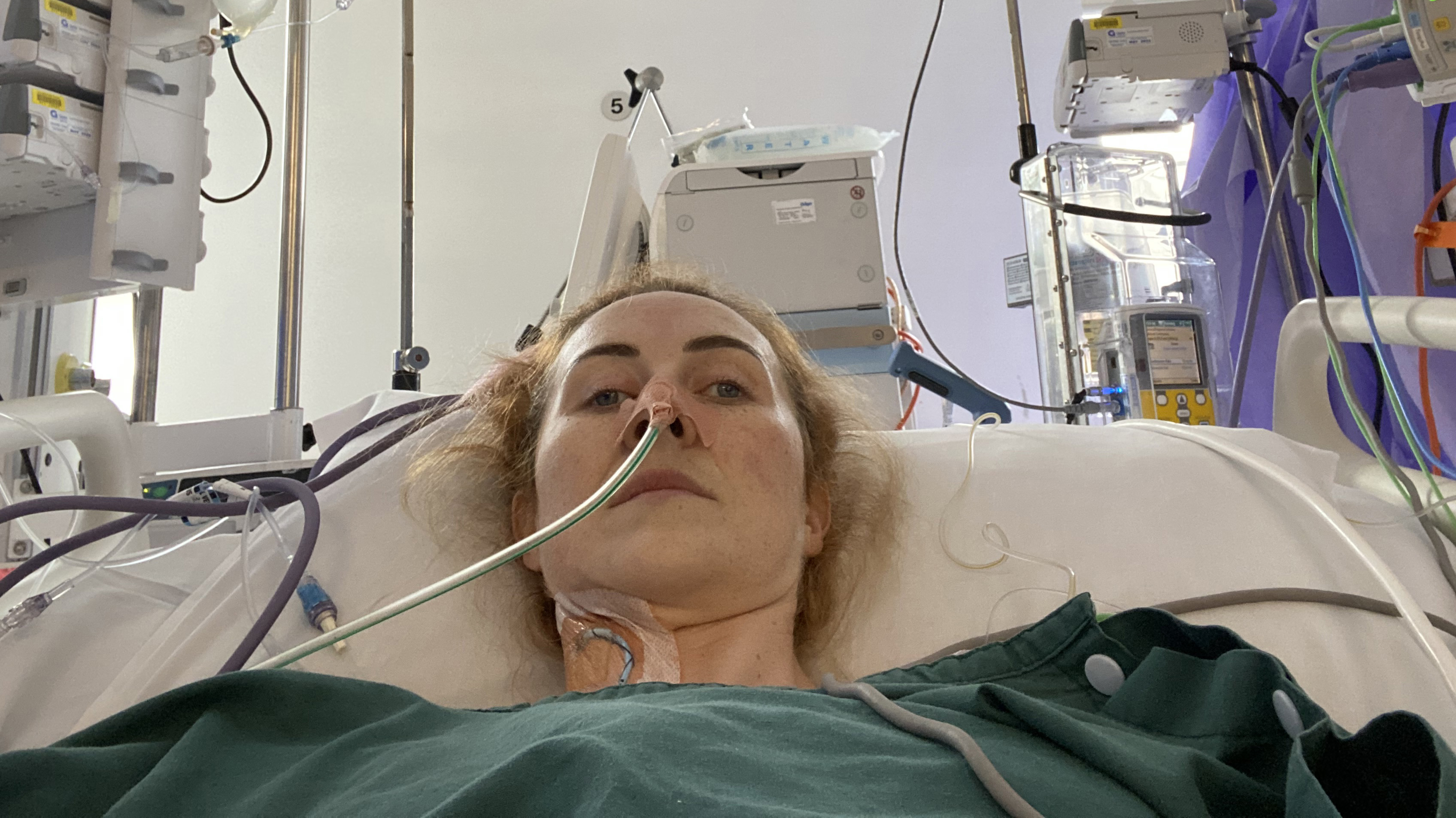 Rebecca McMahon from Perth has bowel cancer.