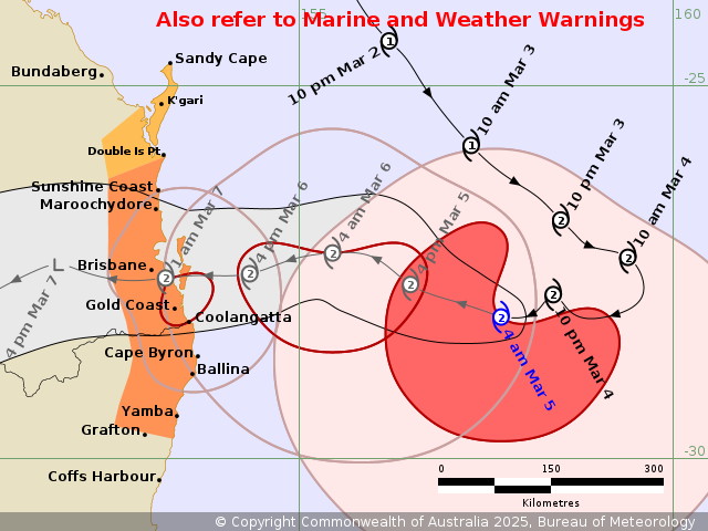Issued at 4:53 am AEST Wednesday 5 March 2025.
